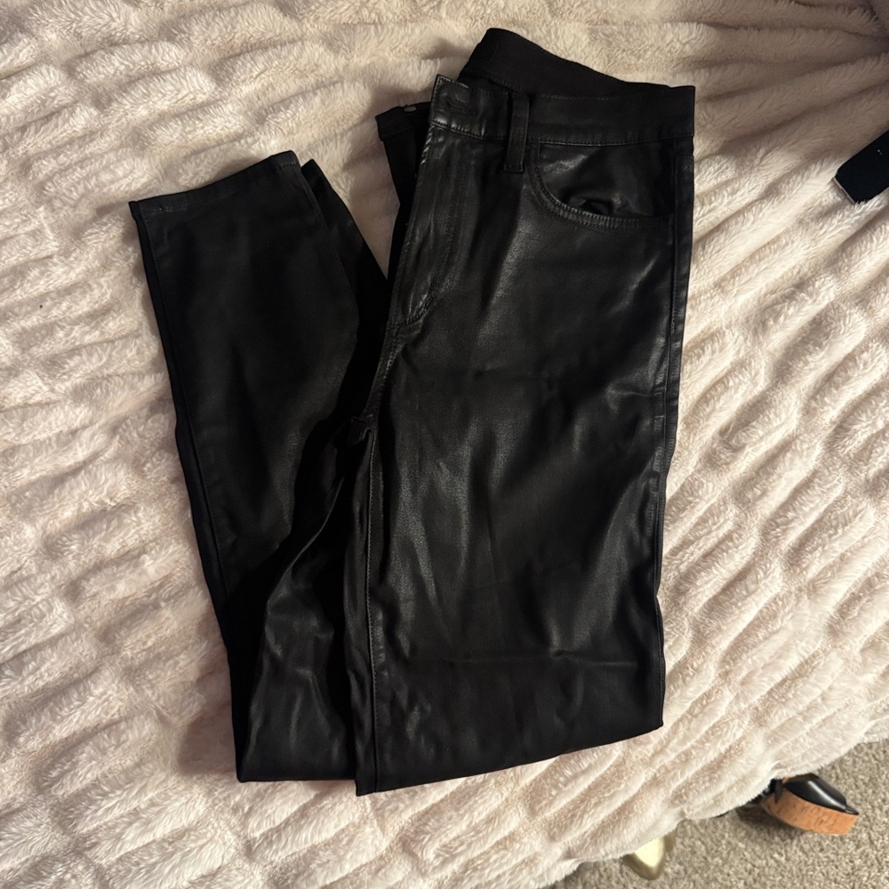 Joe's Jeans Black Leather Pants
